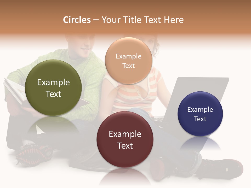 Education Boy Talk PowerPoint Template