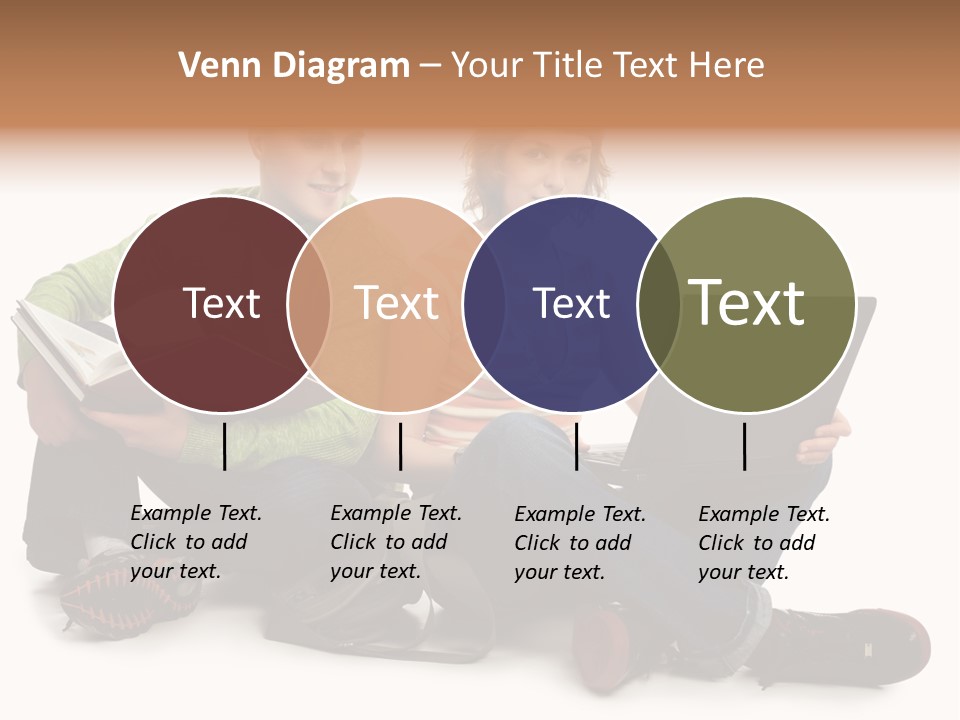 Education Boy Talk PowerPoint Template