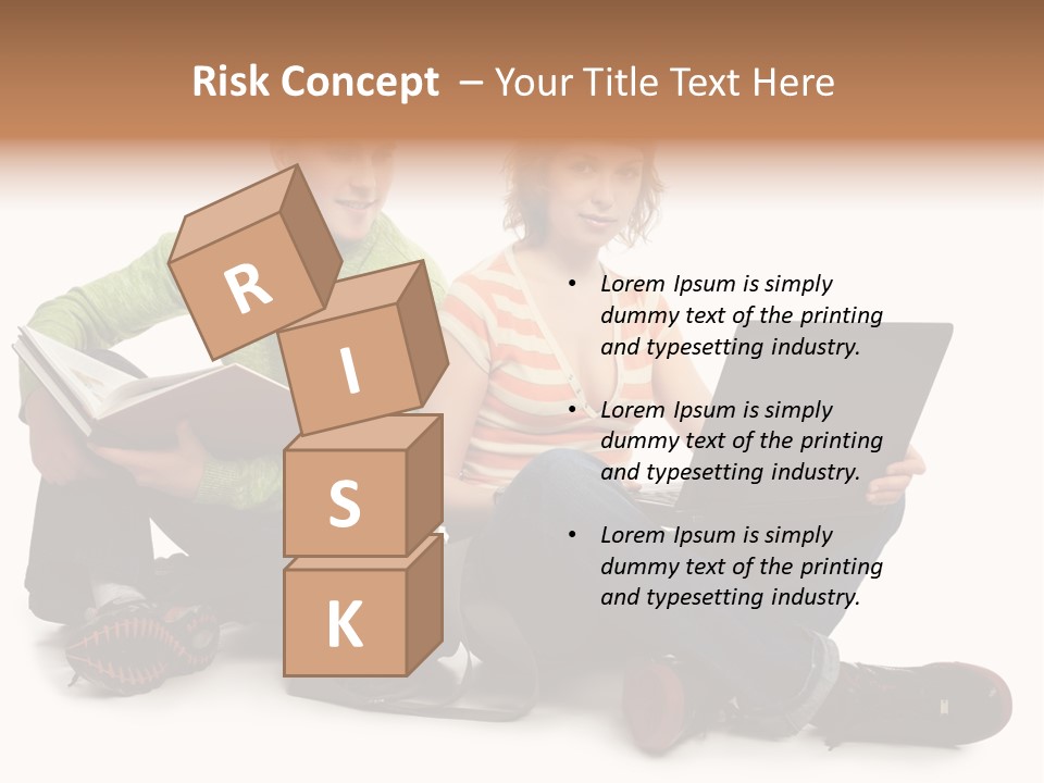 Education Boy Talk PowerPoint Template