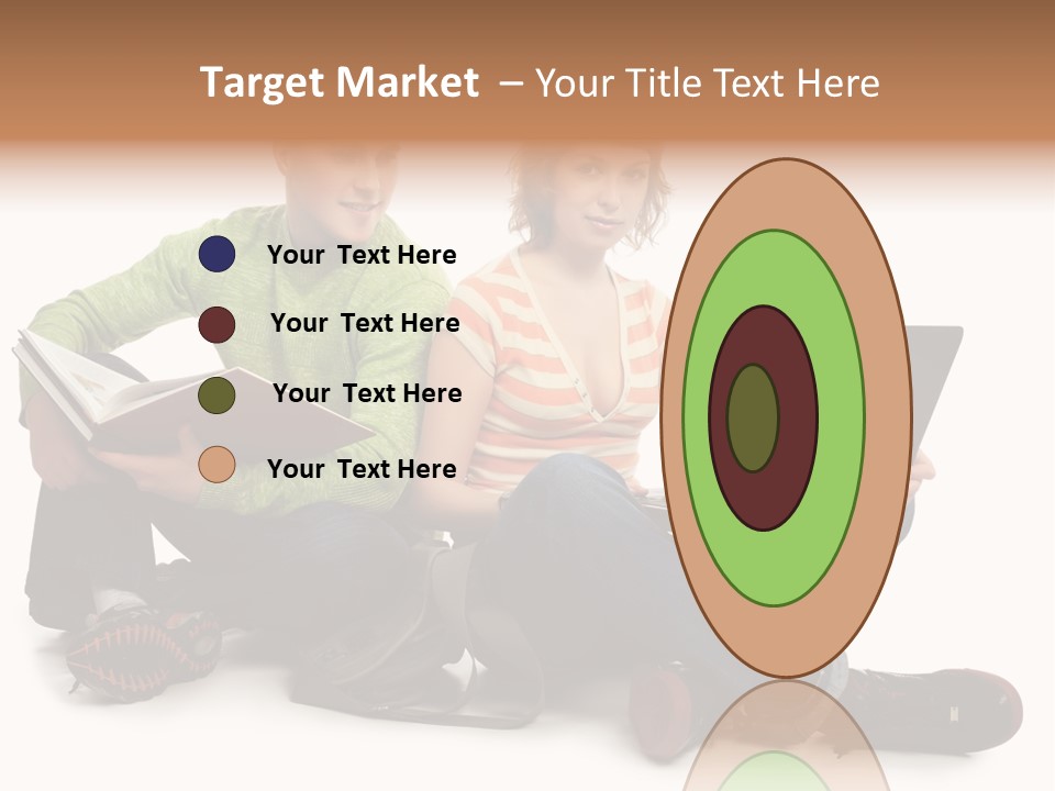 Education Boy Talk PowerPoint Template