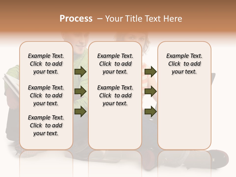 Education Boy Talk PowerPoint Template