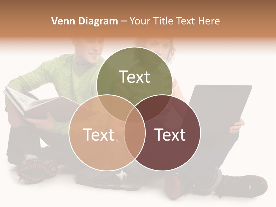 Education Boy Talk PowerPoint Template