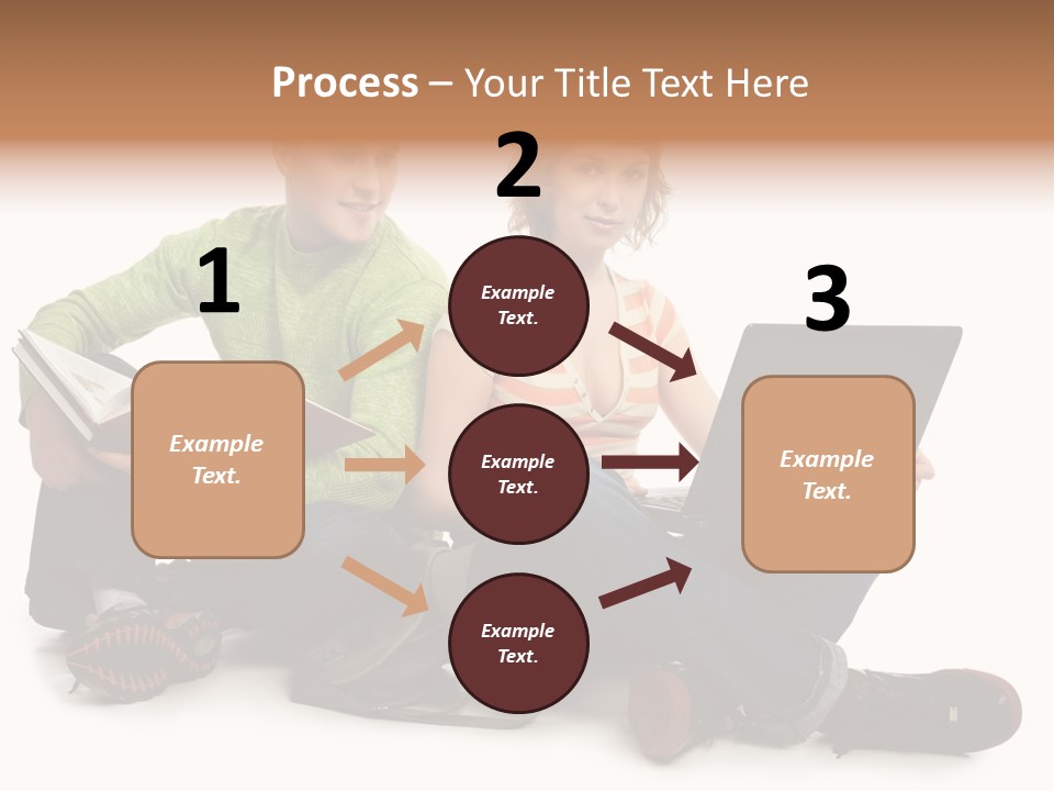 Education Boy Talk PowerPoint Template