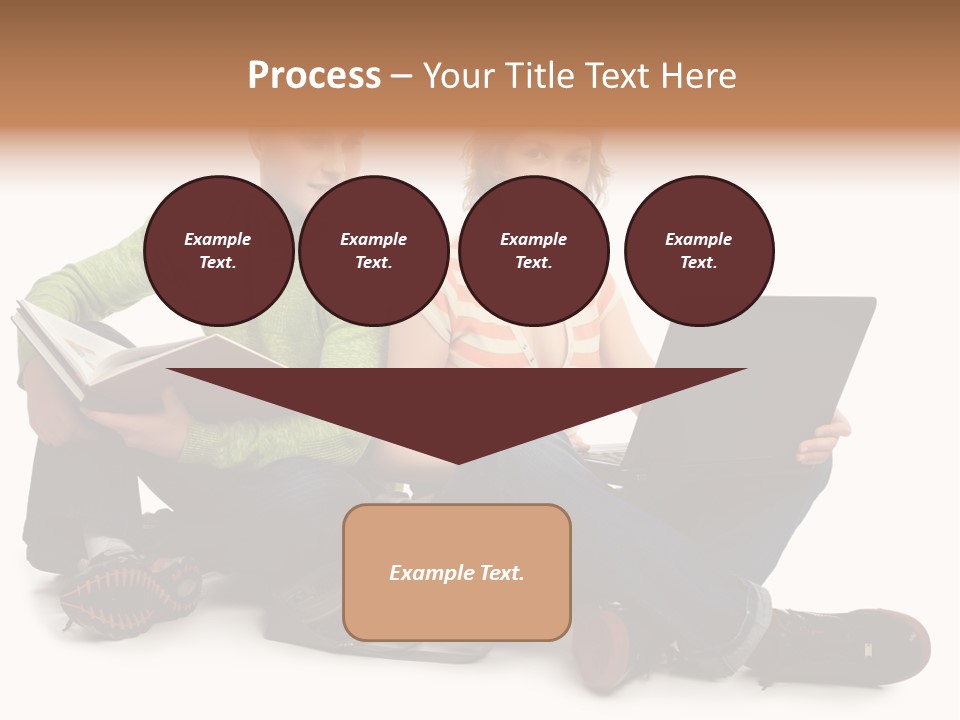 Education Boy Talk PowerPoint Template