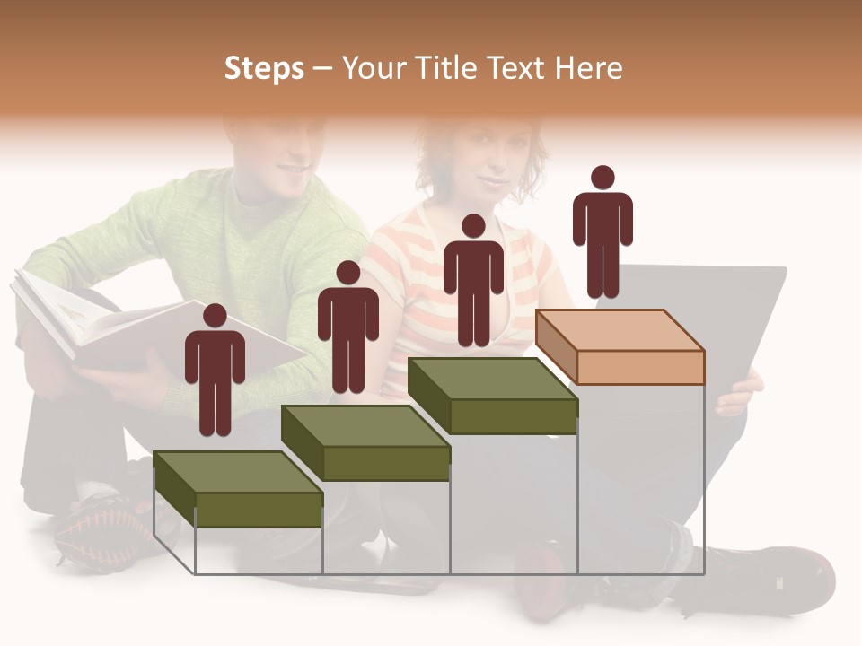 Education Boy Talk PowerPoint Template