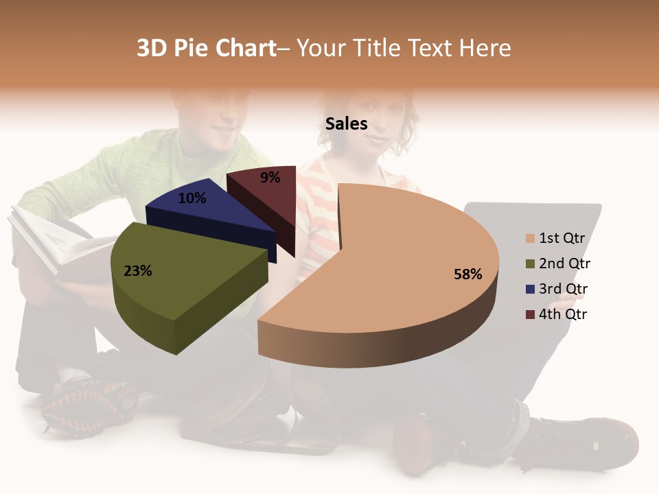 Education Boy Talk PowerPoint Template