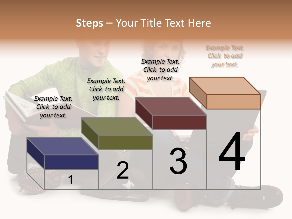 Education Boy Talk PowerPoint Template