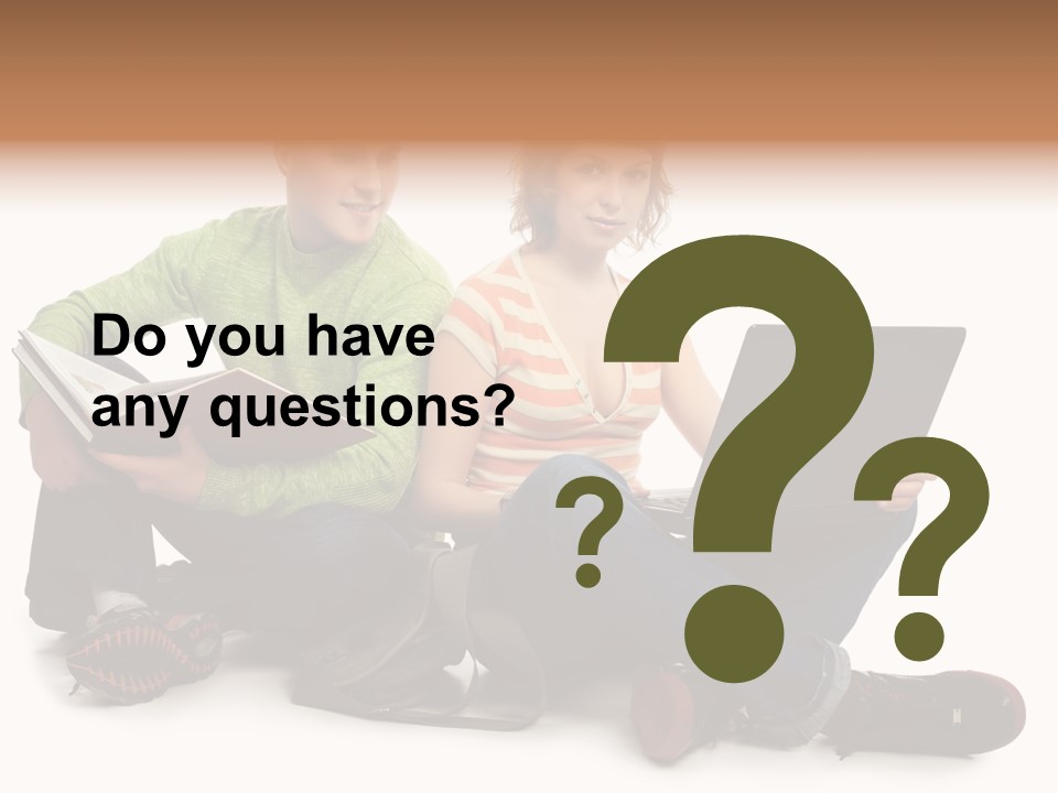 Education Boy Talk PowerPoint Template