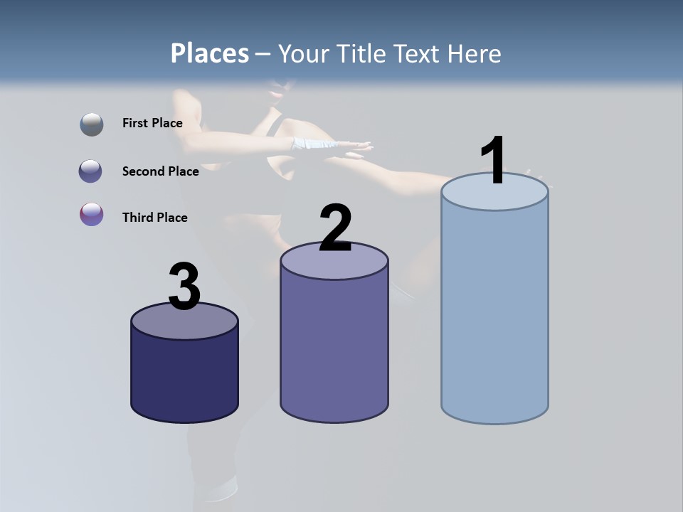 Difficult Posing Sport PowerPoint Template