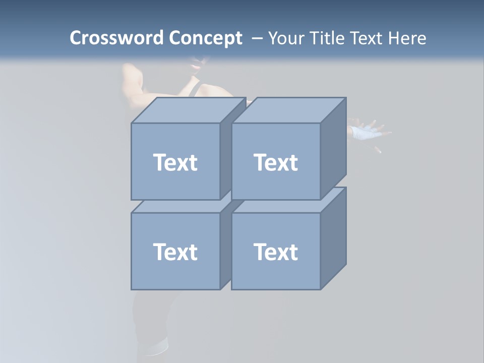 Difficult Posing Sport PowerPoint Template