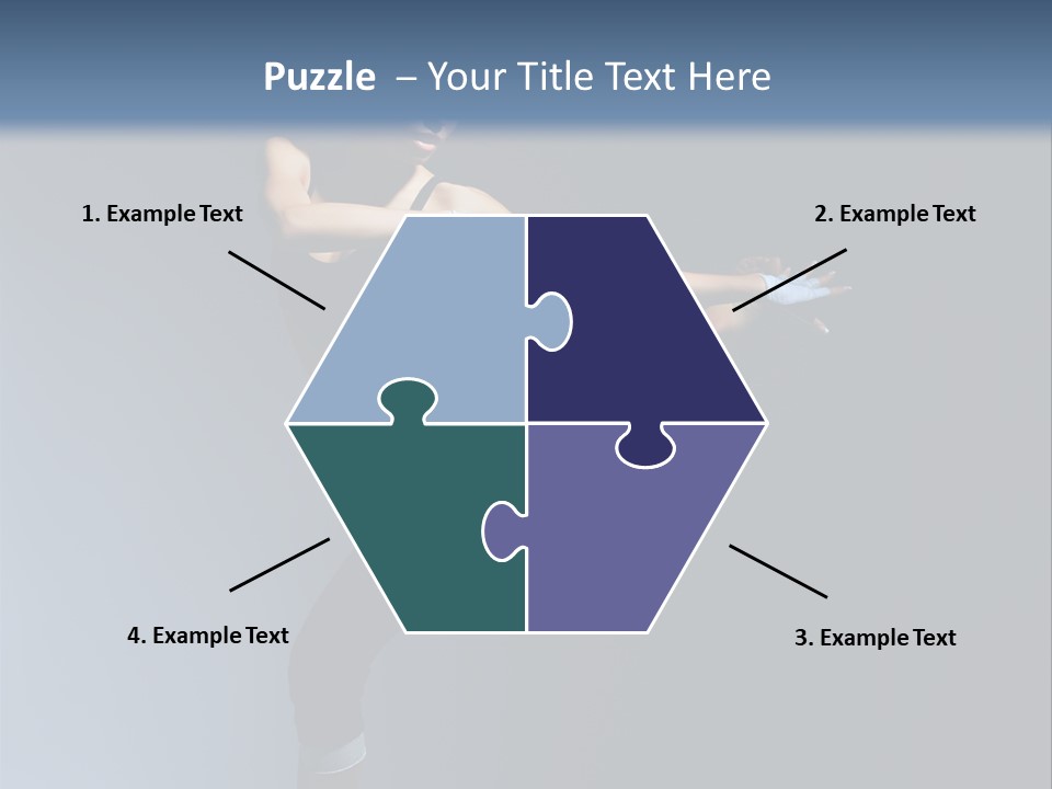 Difficult Posing Sport PowerPoint Template