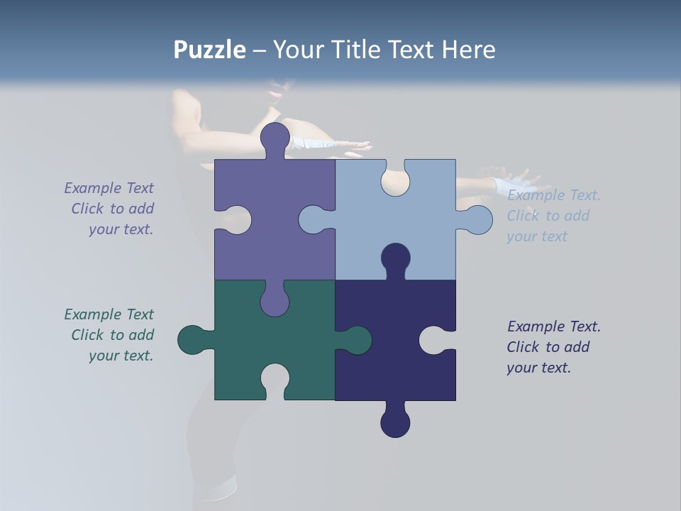 Difficult Posing Sport PowerPoint Template