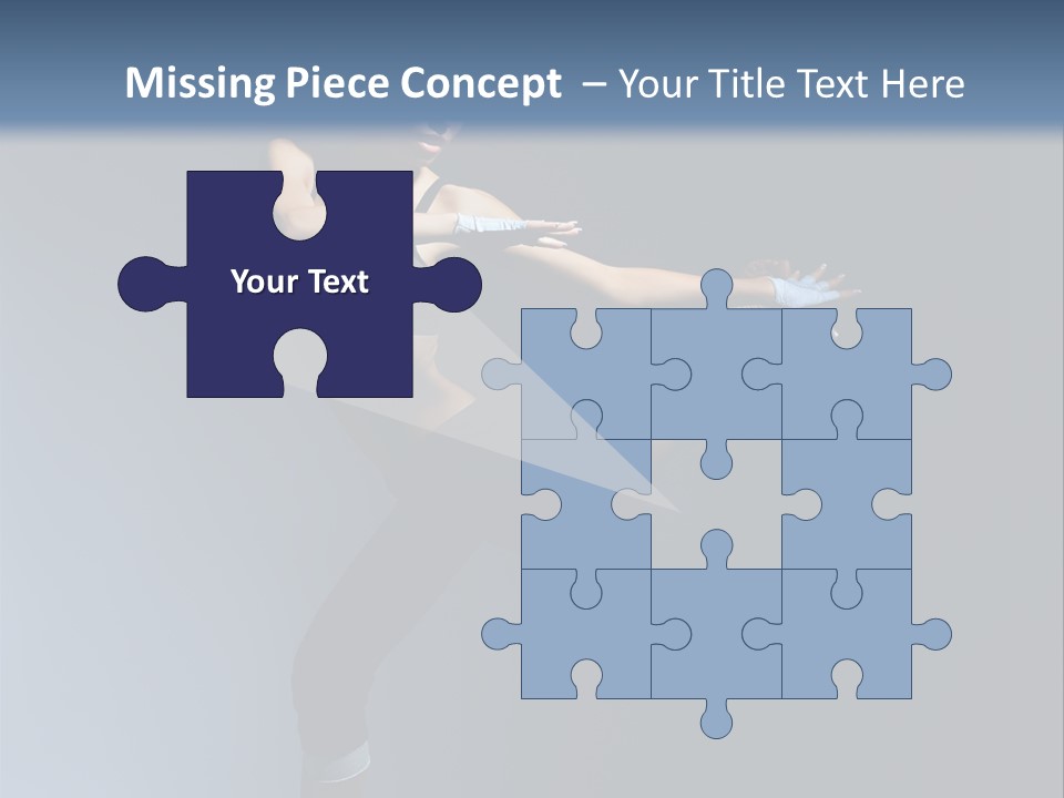 Difficult Posing Sport PowerPoint Template