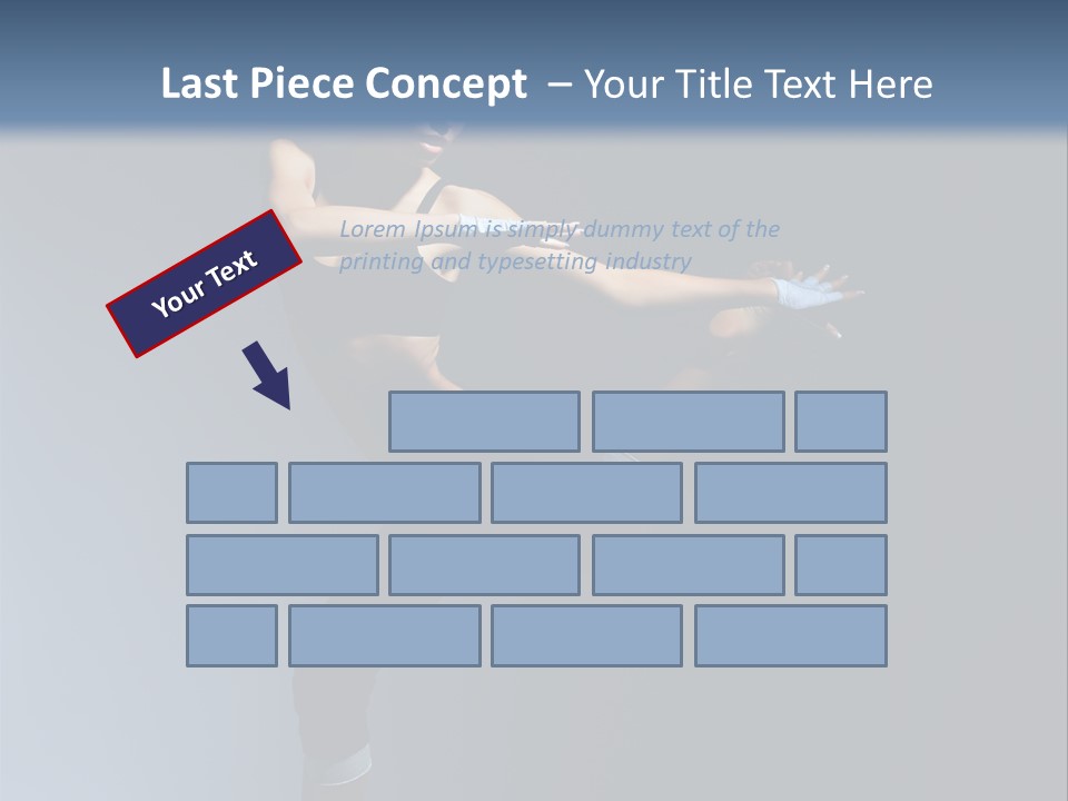Difficult Posing Sport PowerPoint Template