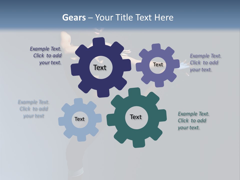 Difficult Posing Sport PowerPoint Template