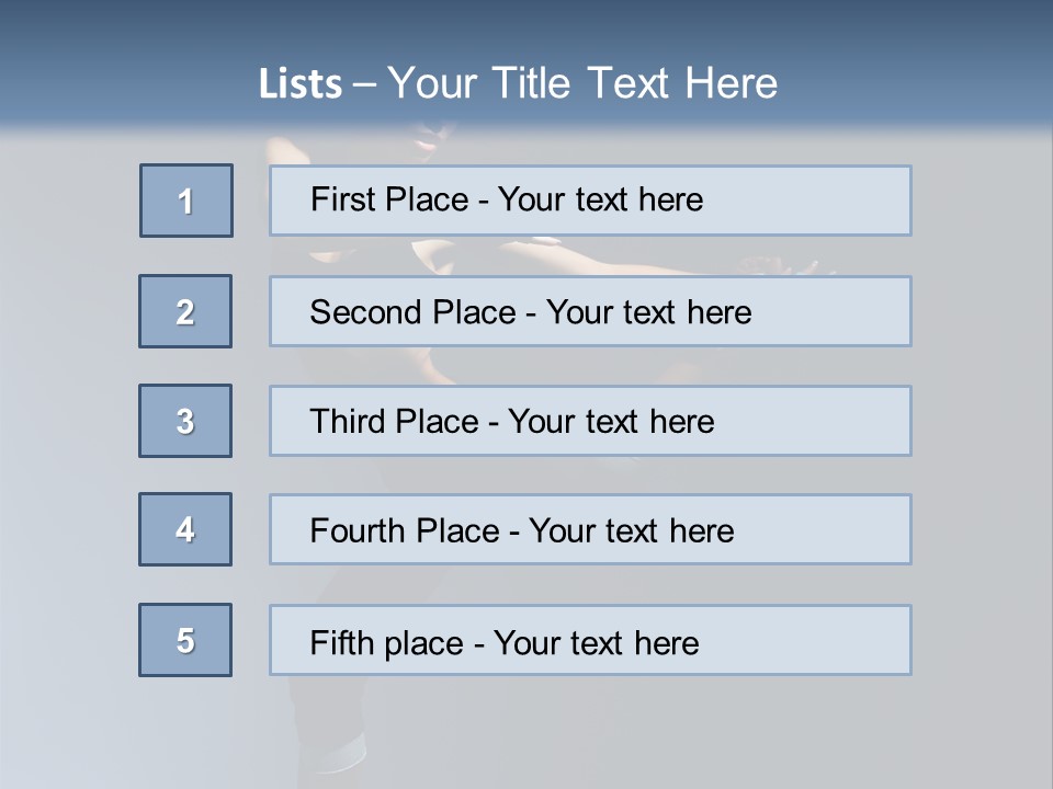 Difficult Posing Sport PowerPoint Template