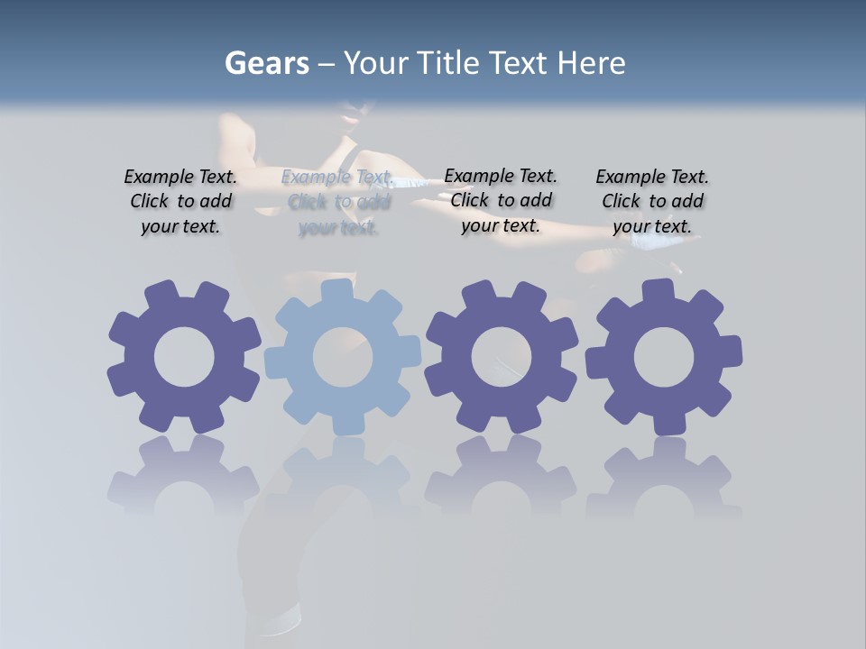 Difficult Posing Sport PowerPoint Template