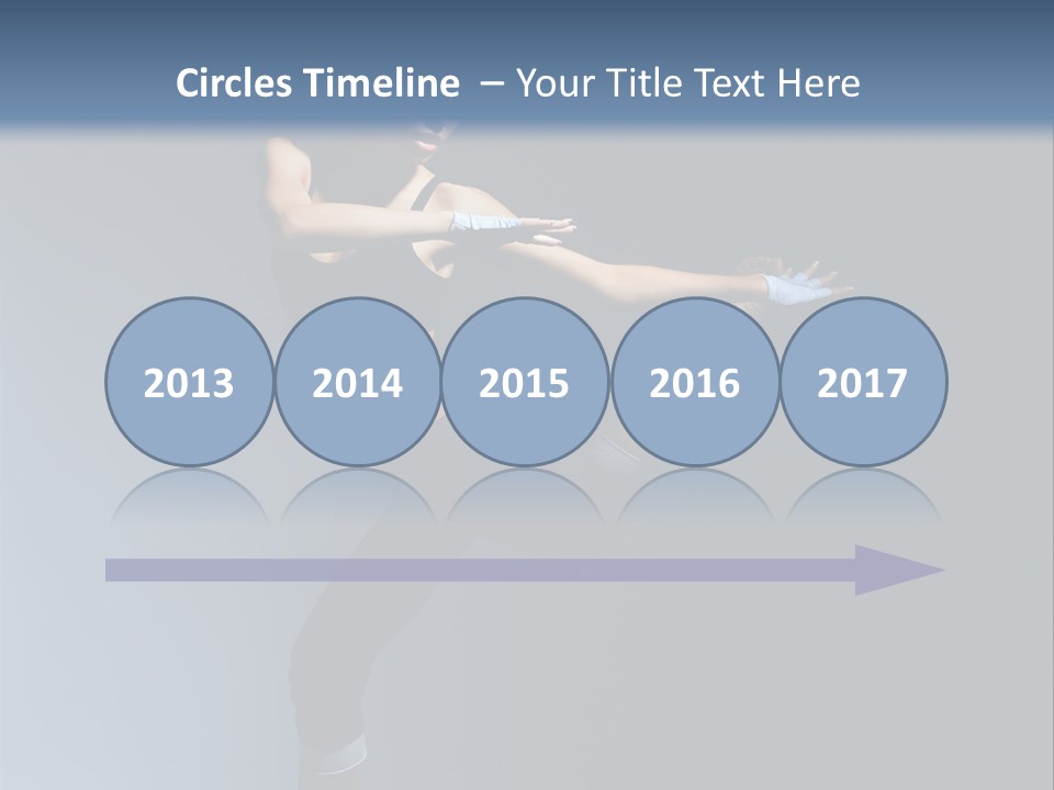 Difficult Posing Sport PowerPoint Template