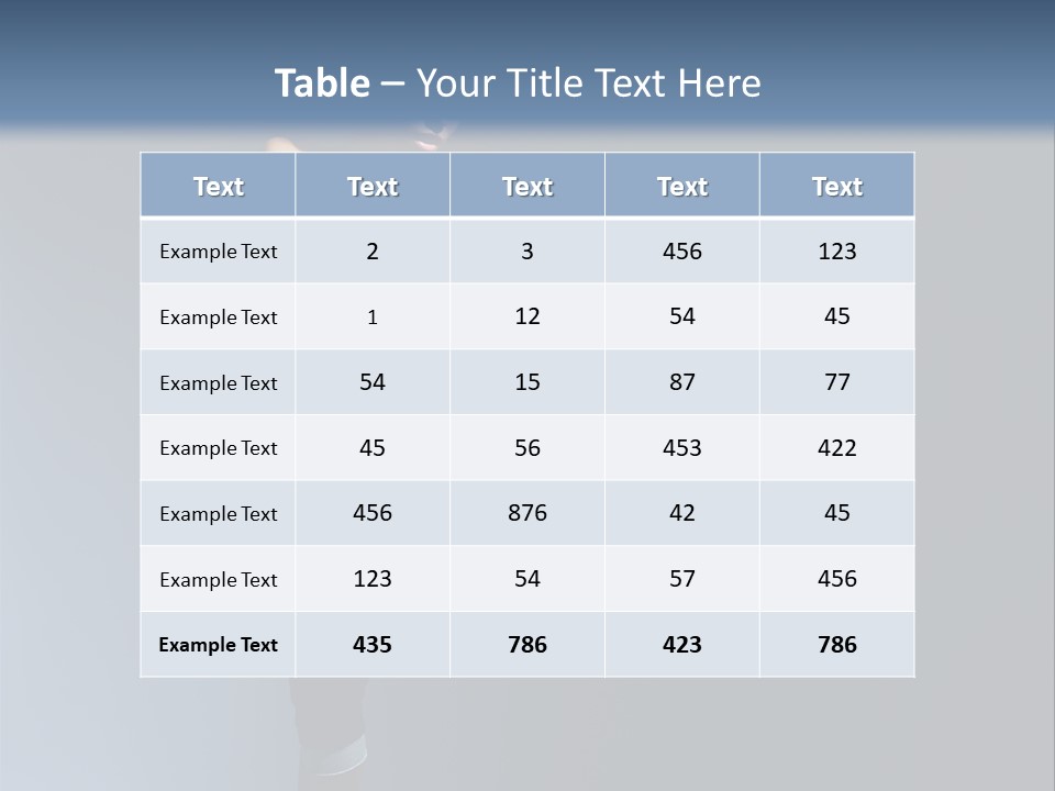 Difficult Posing Sport PowerPoint Template