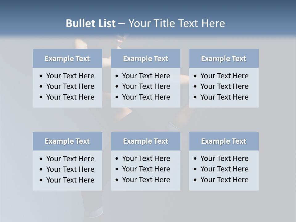 Difficult Posing Sport PowerPoint Template