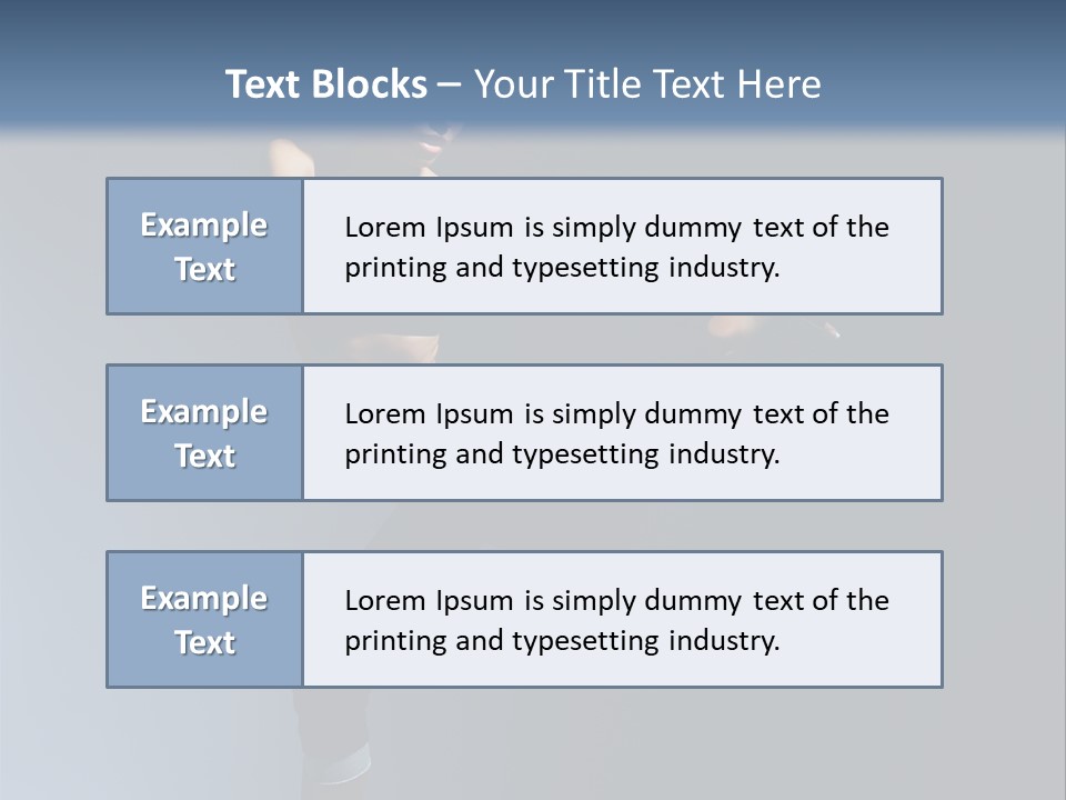 Difficult Posing Sport PowerPoint Template
