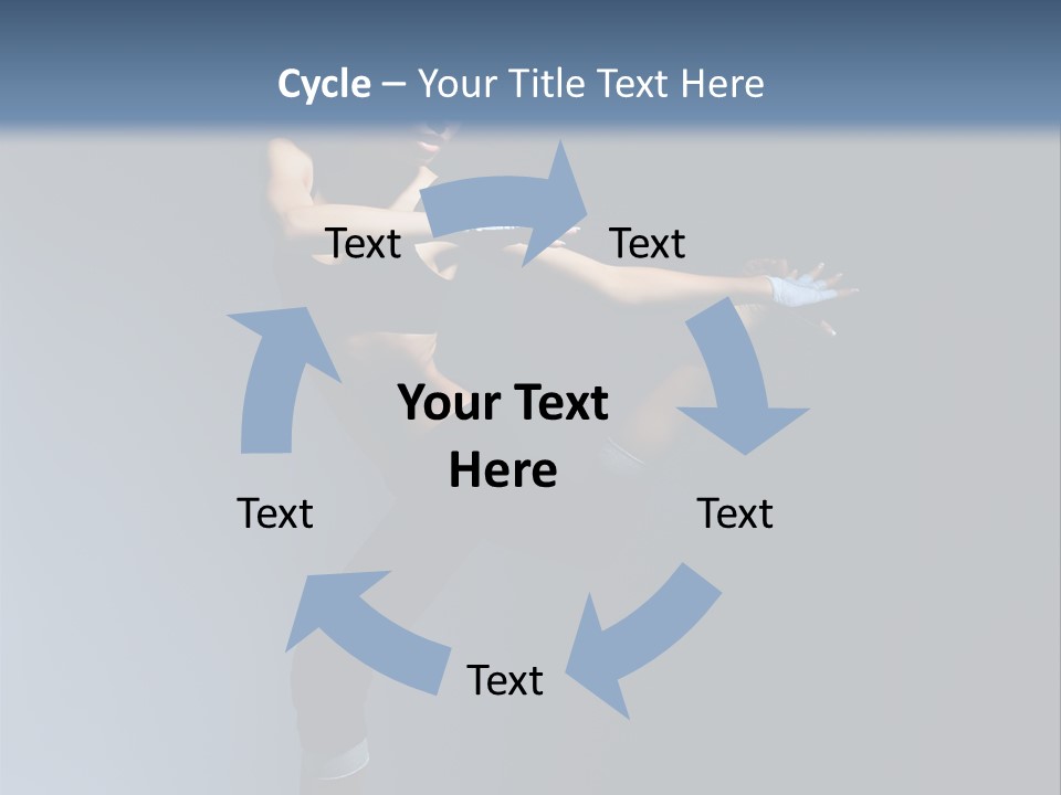 Difficult Posing Sport PowerPoint Template