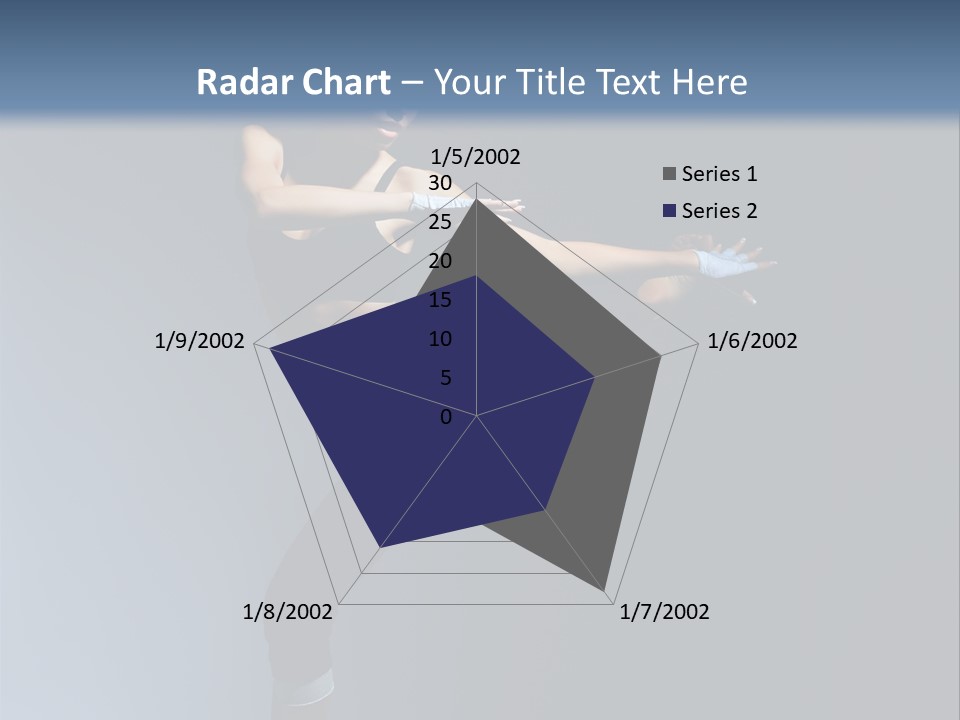 Difficult Posing Sport PowerPoint Template