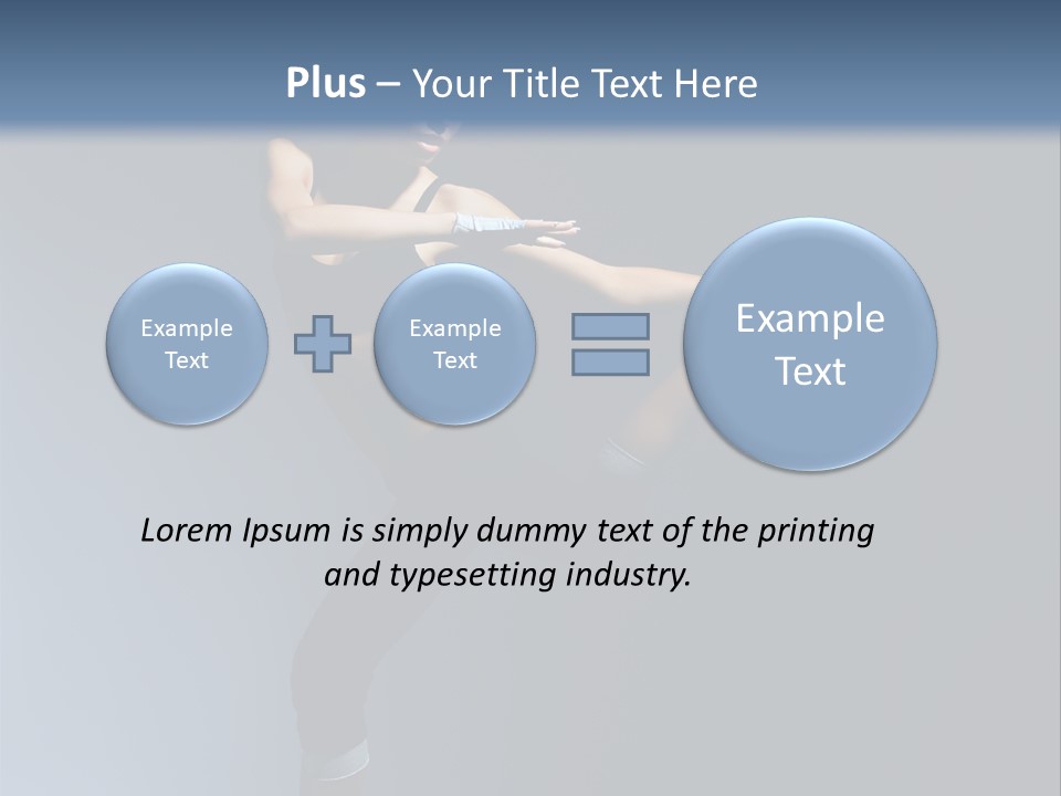 Difficult Posing Sport PowerPoint Template