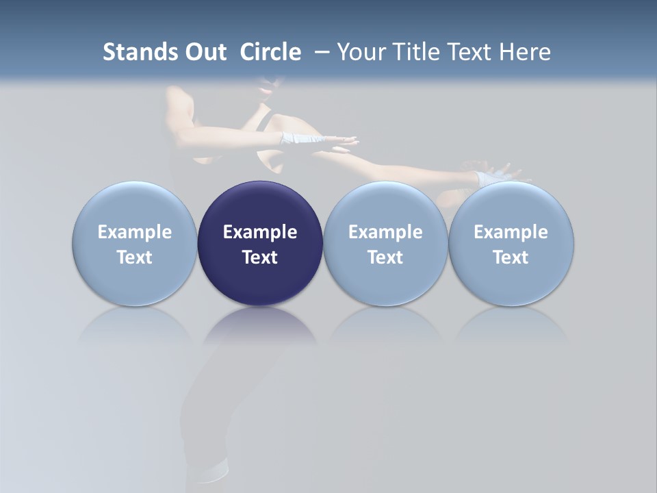 Difficult Posing Sport PowerPoint Template