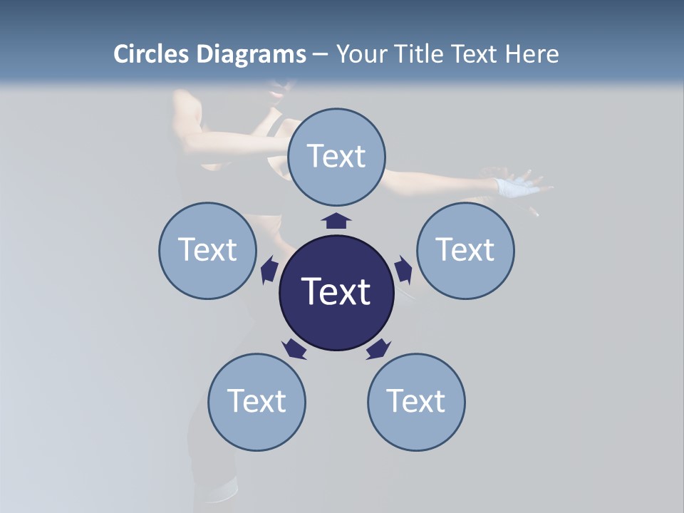 Difficult Posing Sport PowerPoint Template