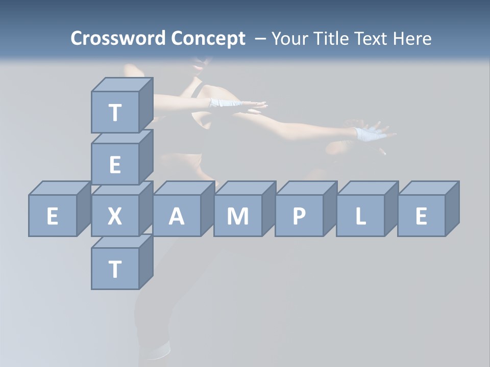 Difficult Posing Sport PowerPoint Template