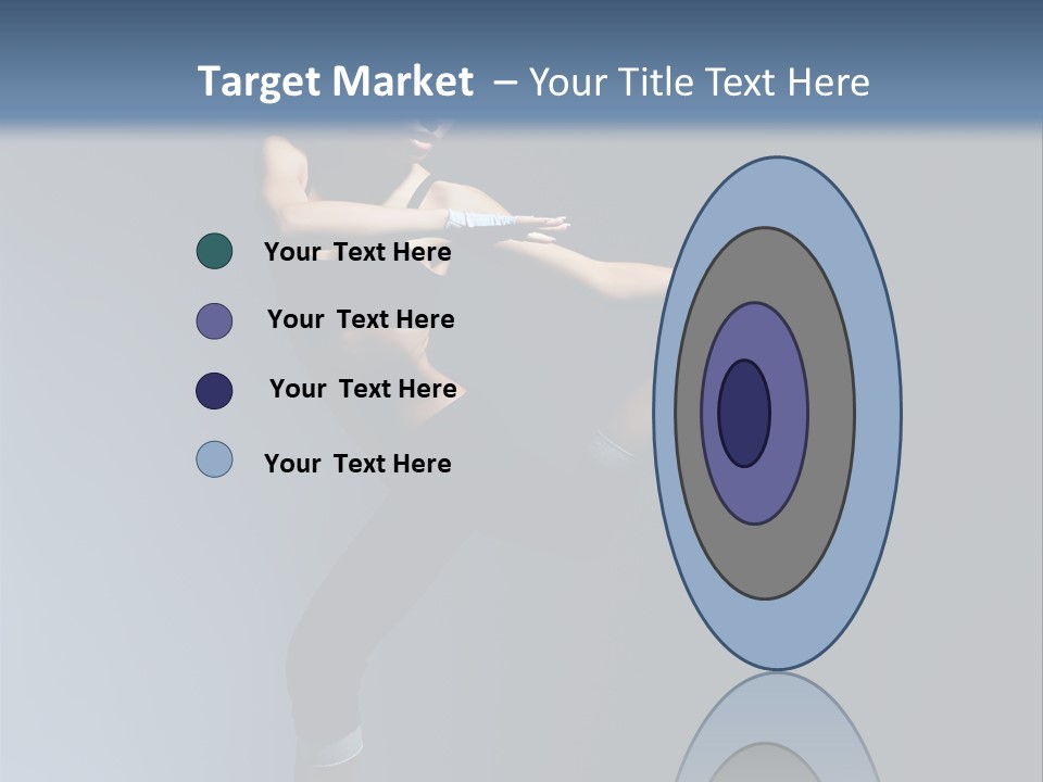 Difficult Posing Sport PowerPoint Template