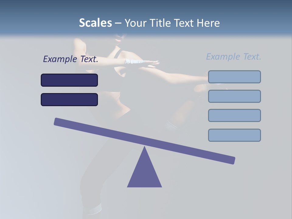 Difficult Posing Sport PowerPoint Template