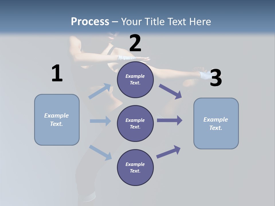 Difficult Posing Sport PowerPoint Template