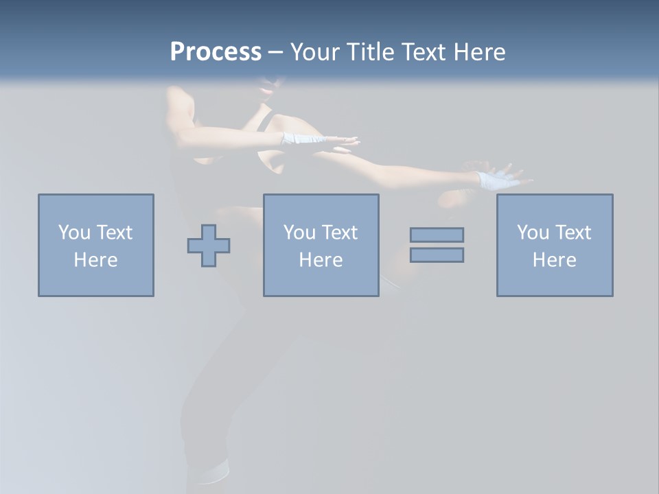 Difficult Posing Sport PowerPoint Template