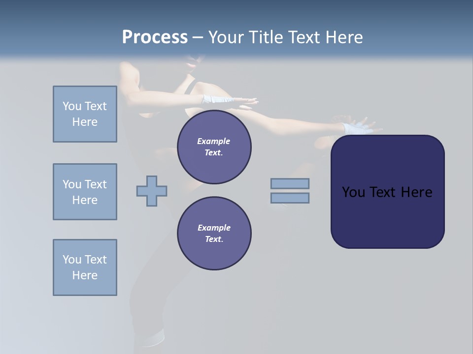 Difficult Posing Sport PowerPoint Template