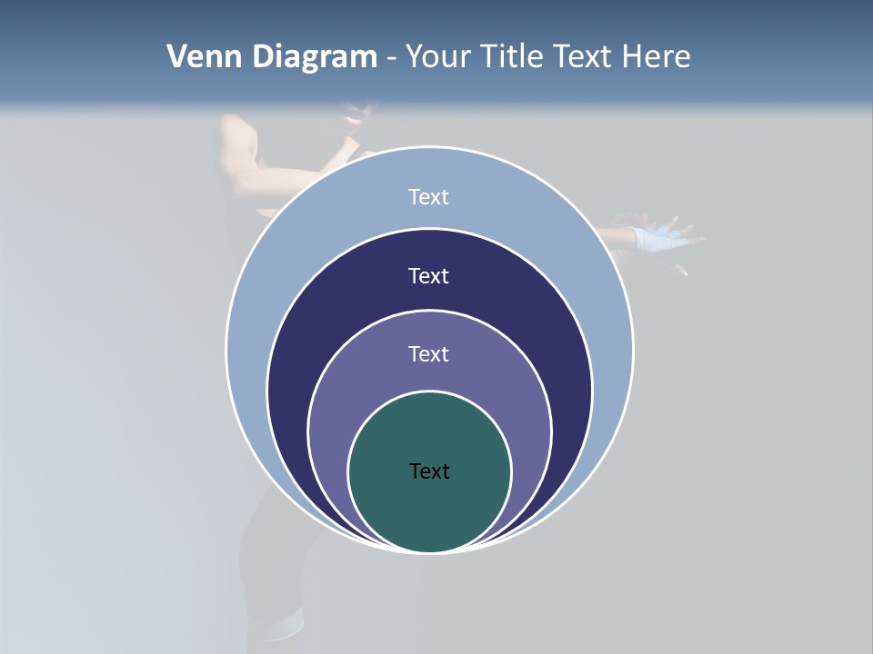Difficult Posing Sport PowerPoint Template