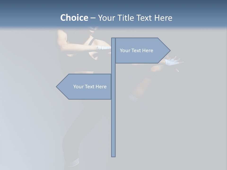 Difficult Posing Sport PowerPoint Template