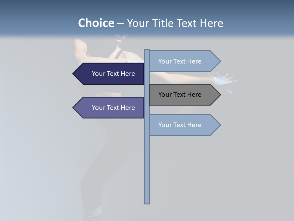 Difficult Posing Sport PowerPoint Template
