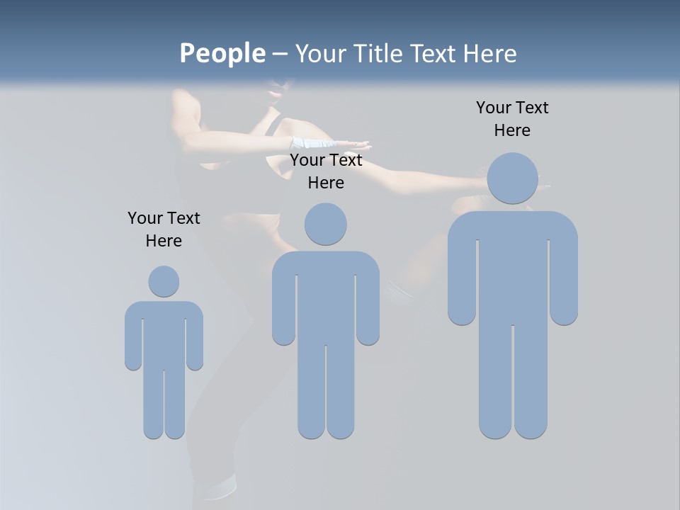 Difficult Posing Sport PowerPoint Template