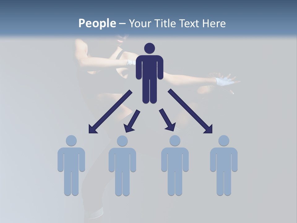 Difficult Posing Sport PowerPoint Template