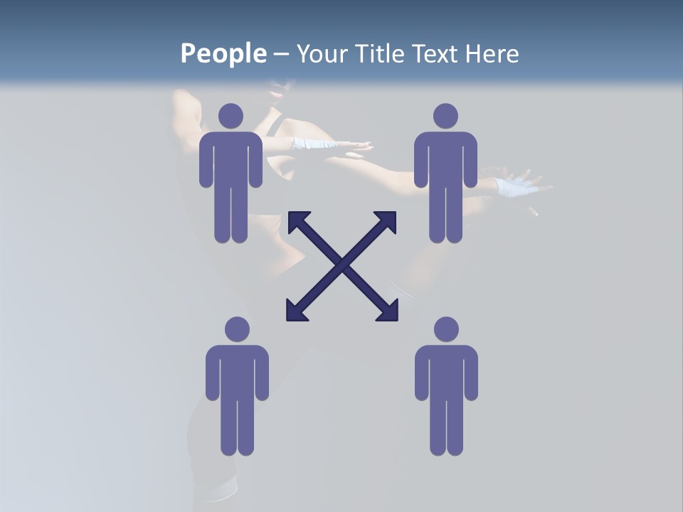 Difficult Posing Sport PowerPoint Template