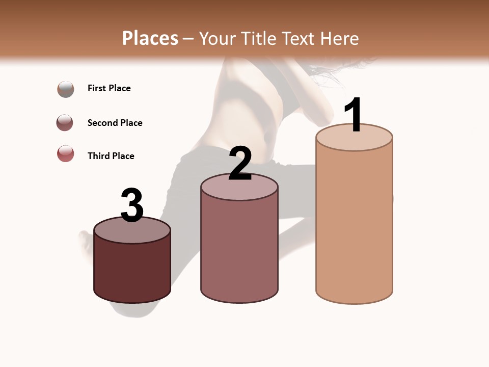 Performance Dancer Fitness PowerPoint Template