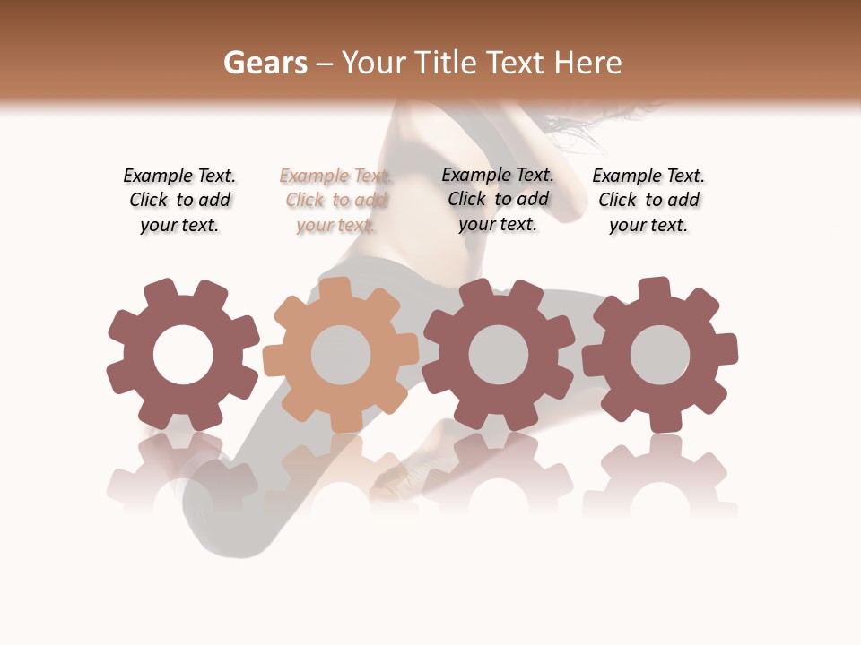 Performance Dancer Fitness PowerPoint Template