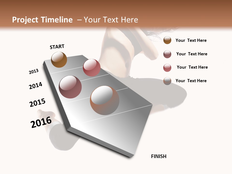 Performance Dancer Fitness PowerPoint Template