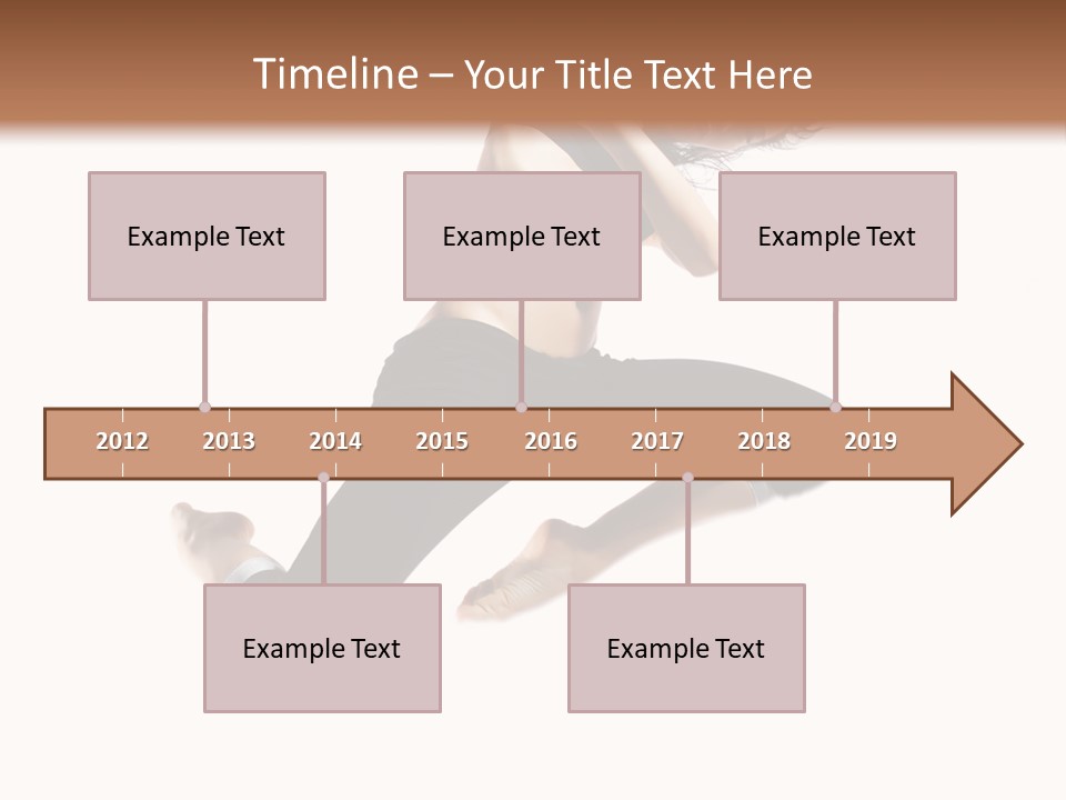 Performance Dancer Fitness PowerPoint Template