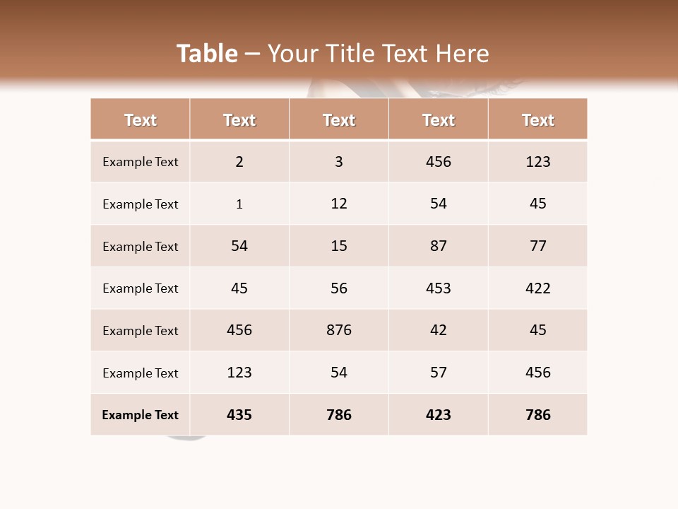Performance Dancer Fitness PowerPoint Template