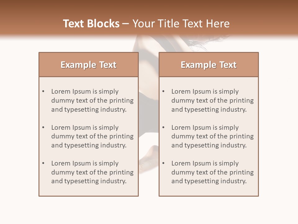 Performance Dancer Fitness PowerPoint Template