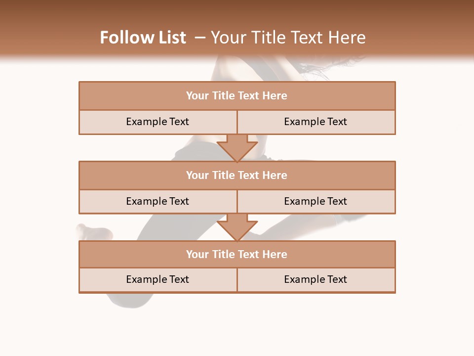 Performance Dancer Fitness PowerPoint Template