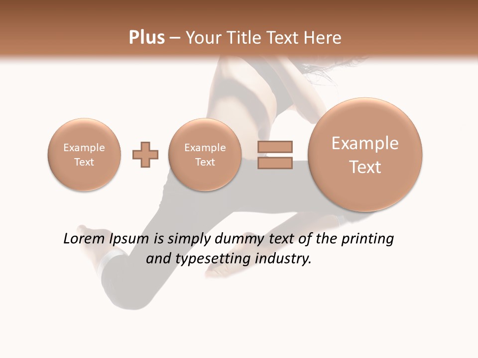 Performance Dancer Fitness PowerPoint Template